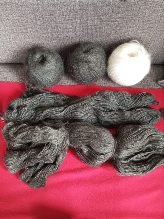 Пуховый платок из козьего пуха