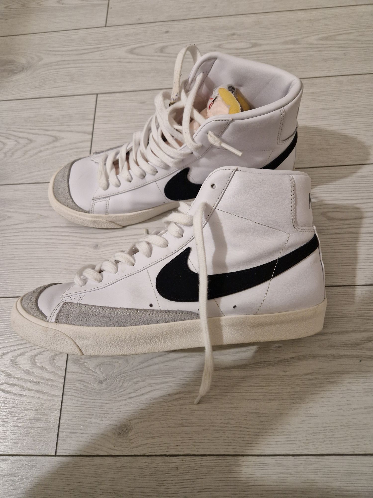 Sneaker înalt 'Blazer Mid 77 Vintage'Nike Sportswear pe Alb