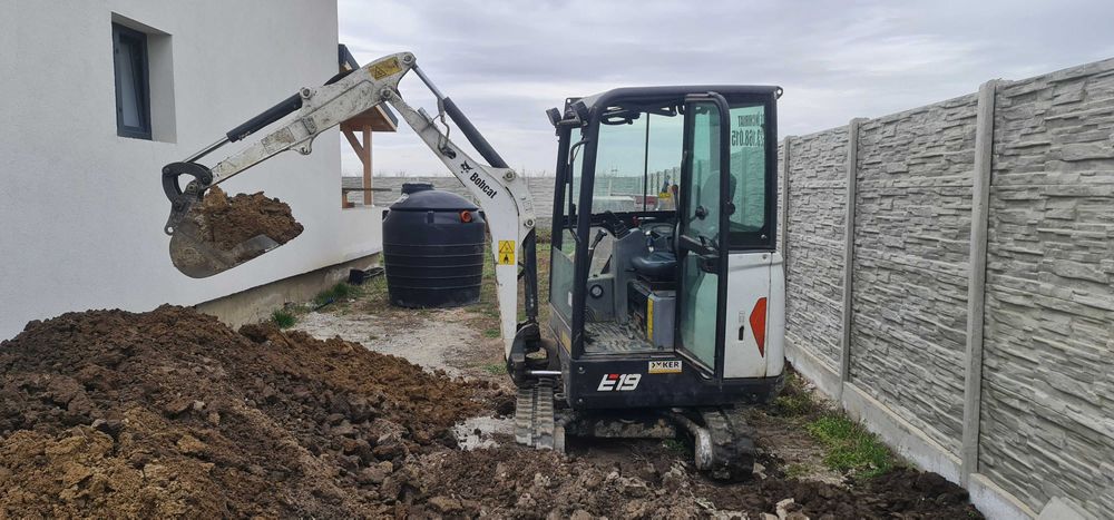 Lucrari si Servicii complete cu Bobcat Miniincarcator si Miniexcavator