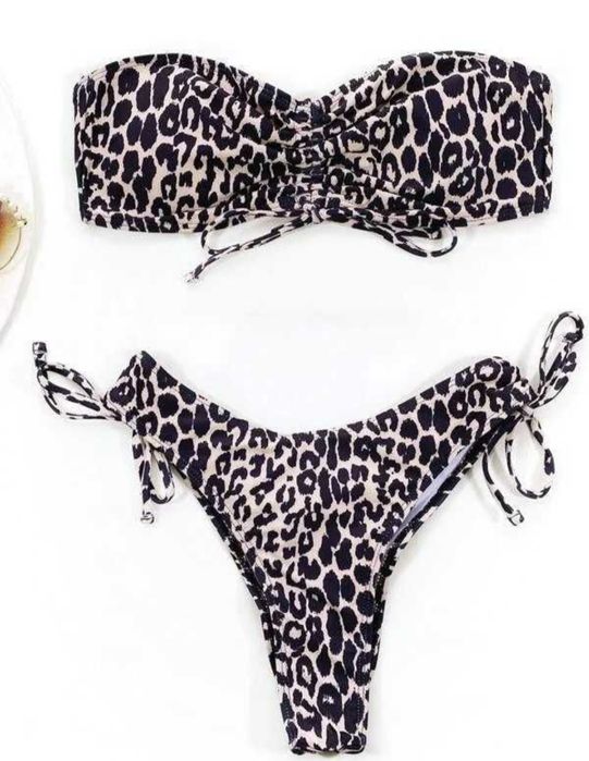 Costum baie 2 piese cu slip Brazilian