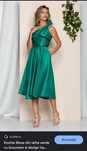 Rochie midi verde noua