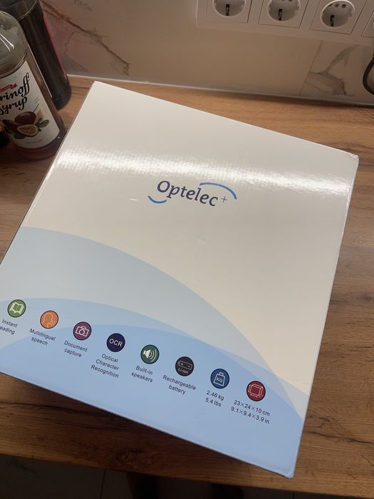 Optelec clear reader читающая машина для незрячего (слепого) человека