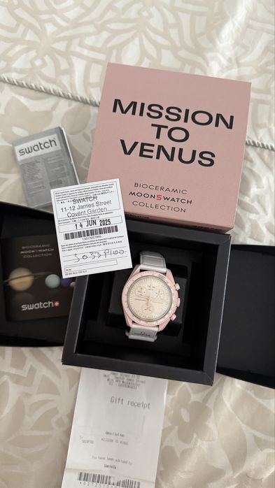 Editie LIMITATA: Bioceramic watch Omega x Swatch mission to venus