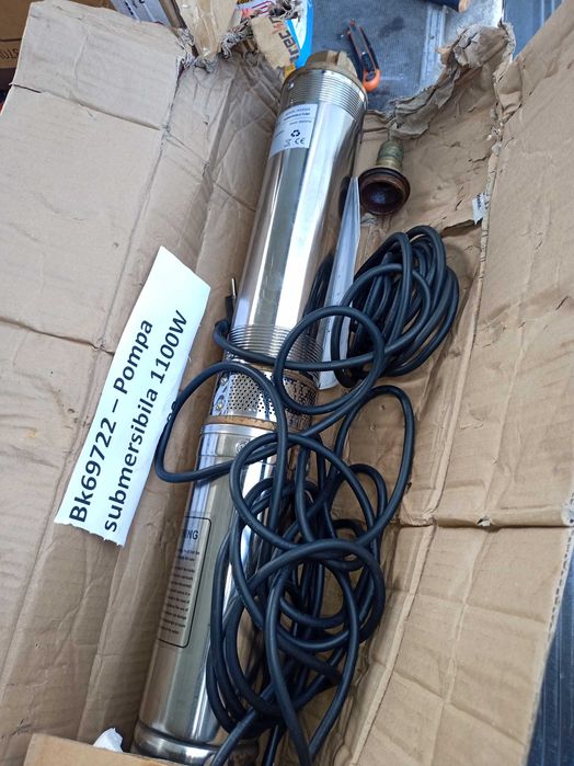 Pompa apa submersibila 4 inch, 1100W si alte pompe