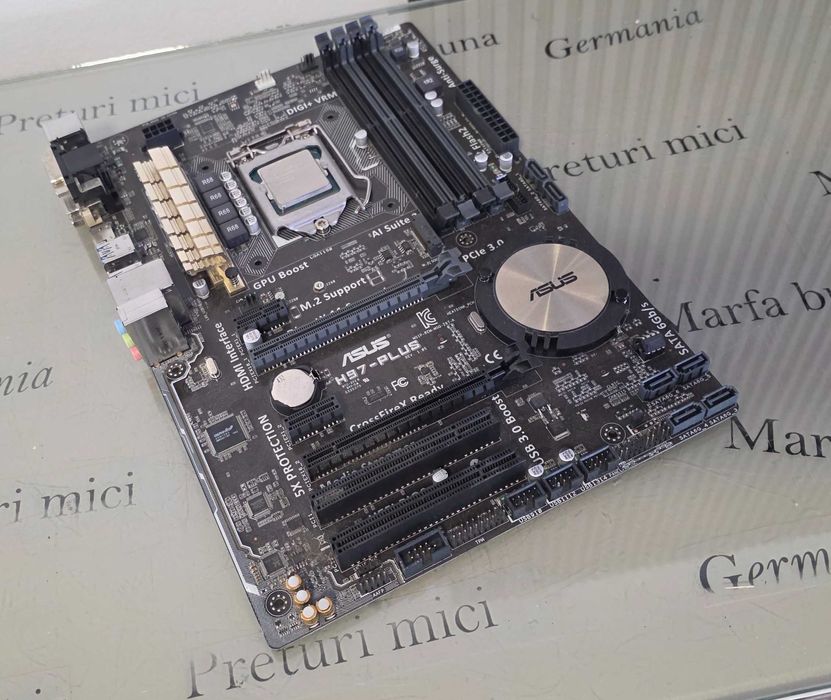 Placa de baza Asus H97-PLUS, Socket LGA1150 cu tot cu procesor