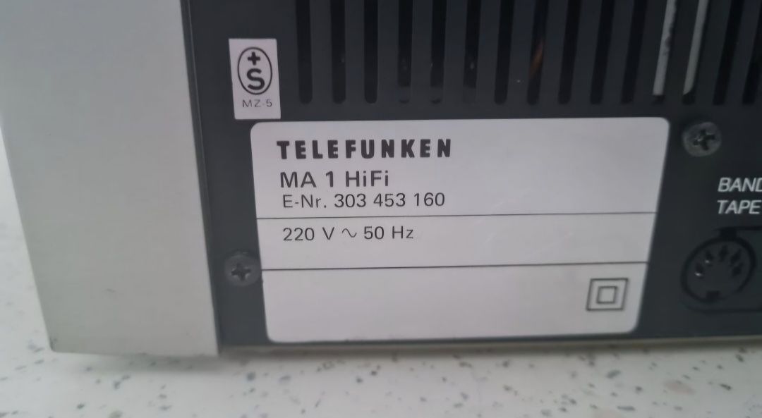 Amplificator Telefunken MA1 și tuner Telefunken MT1