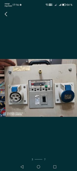 Organizator electric pentru șantier defect