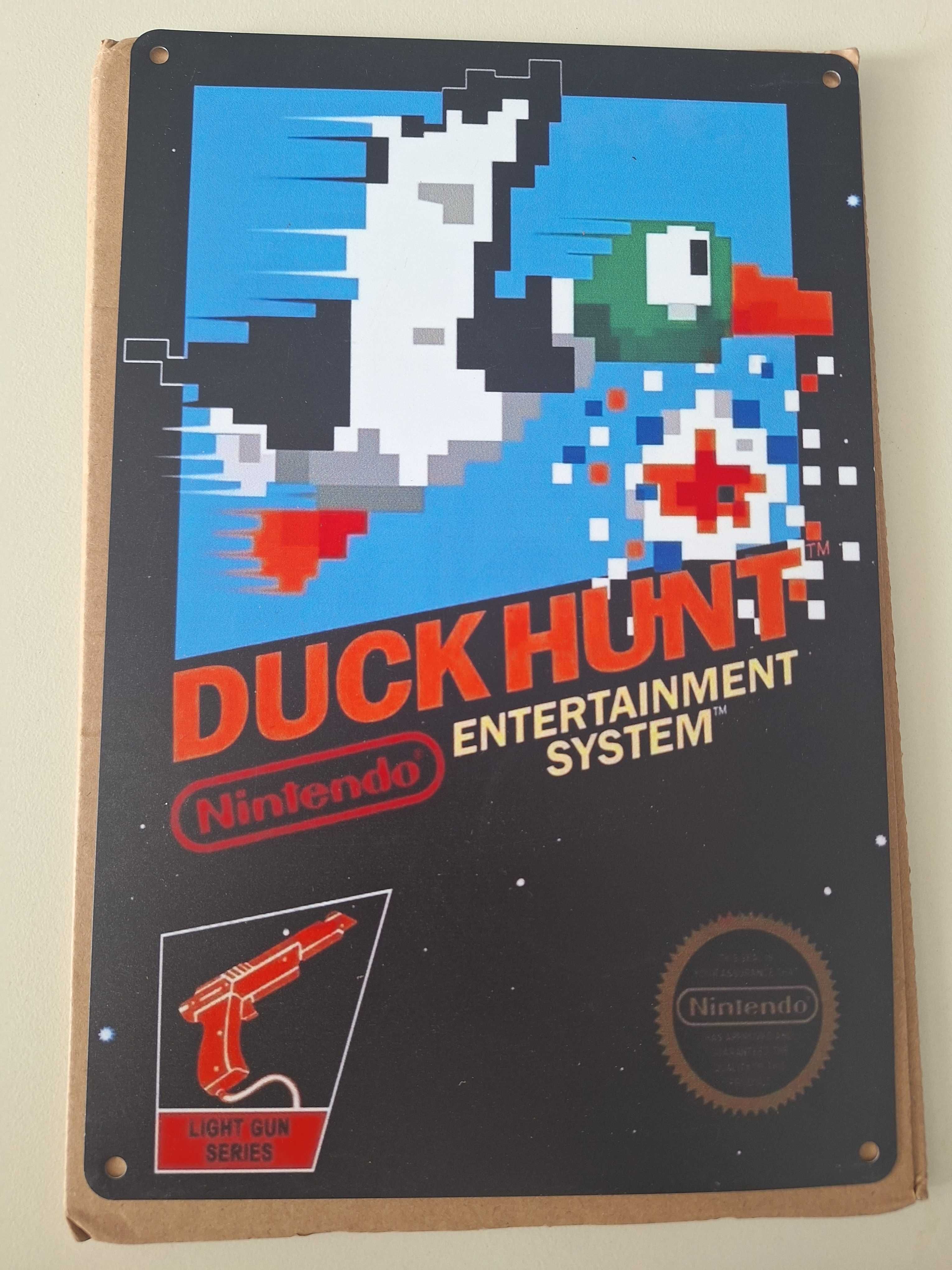 Metal Poster Duck Hunt Nes Retro Video Game Poster Tin Sign 20x30cm
