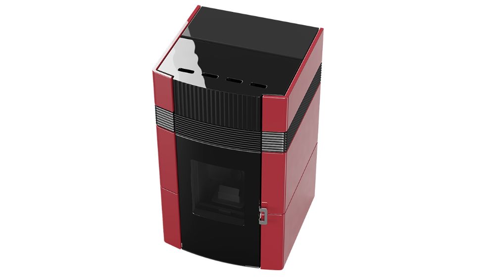 Termosemineu peleti Mareli 18- 24kW din CERAMICA -curatare automata