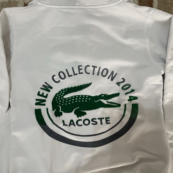 hanorac alb cu fermoar marimea S