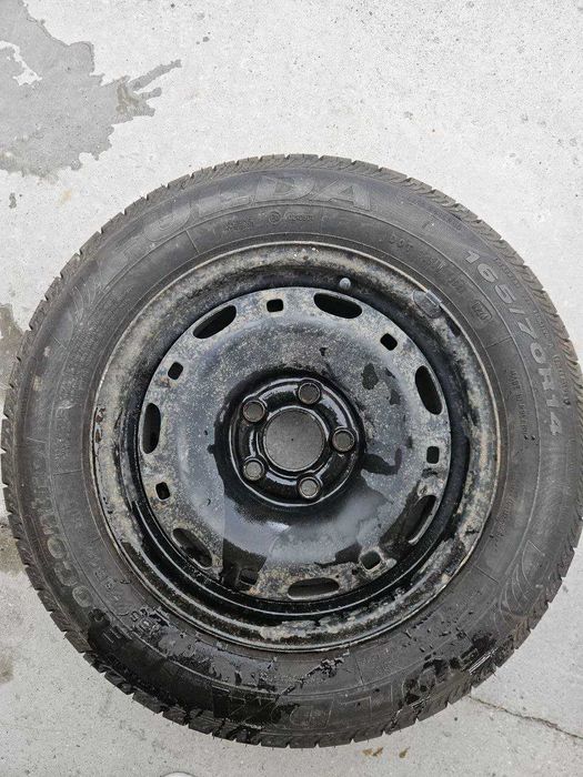 Комплект железни джанти 14'' с летни гуми, VW Polo, Seat, Skoda...