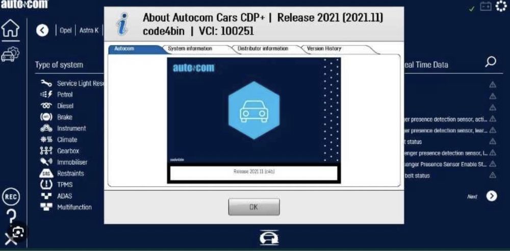 Soft 2021.11 (2023) compatibil cu interfața Autocom&Delphi, Windows 11