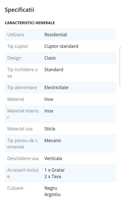 Pachet HAUSBERG Cuptor electric Incorporabil HB8053 Plita HB555