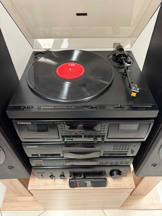 Ретро аудио система сет PIONEER - усилвател,дек, cd, тунер и грамофон
