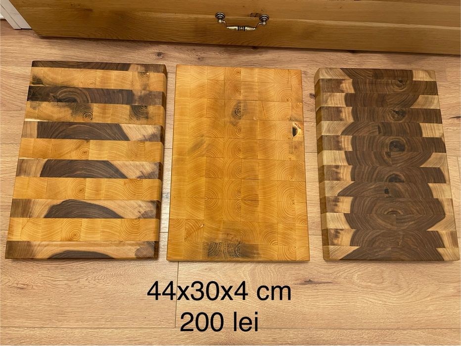 Tocatoare/platouri end gaind din nuc