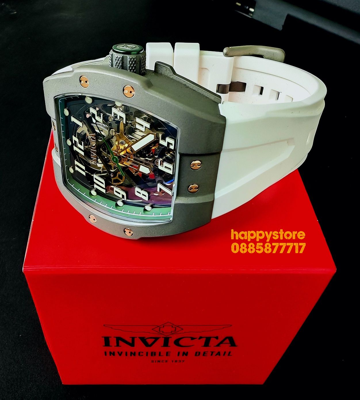 часовник INVICTA JM Correa automatic White Limited edition 47 mm- 59 m