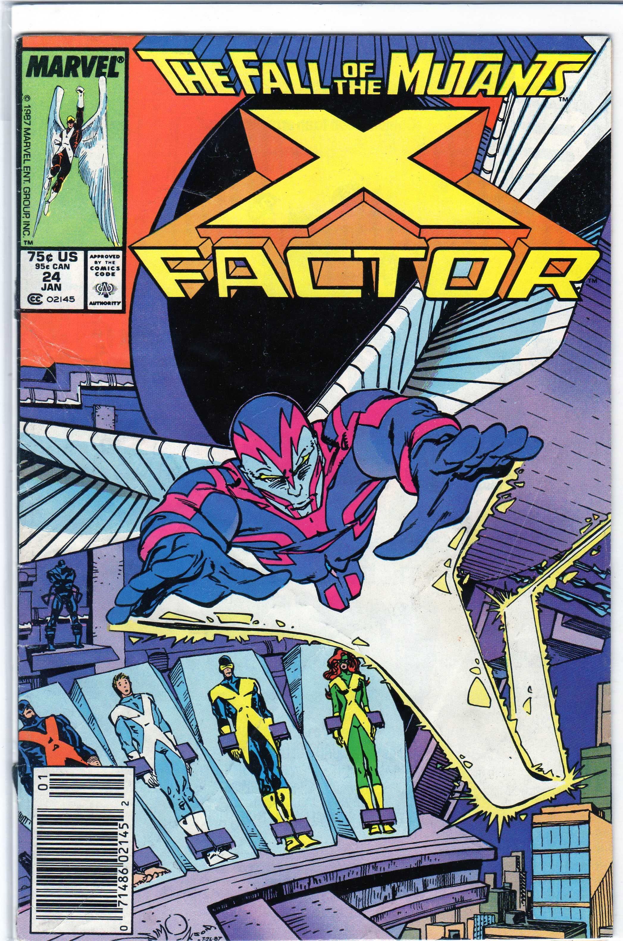 X-Factor #24 1st Full Appearance of Archangel benzi desenate