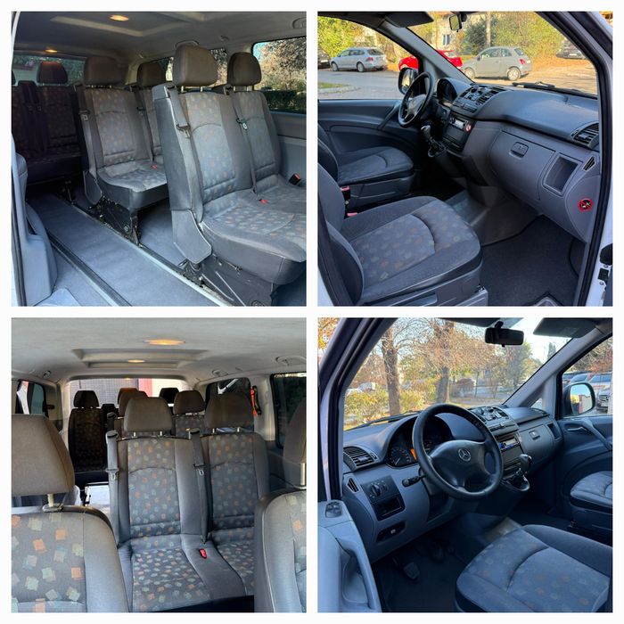 Mercedes Vito 8+1 persoane mod 2009 Clima lung recent adus !