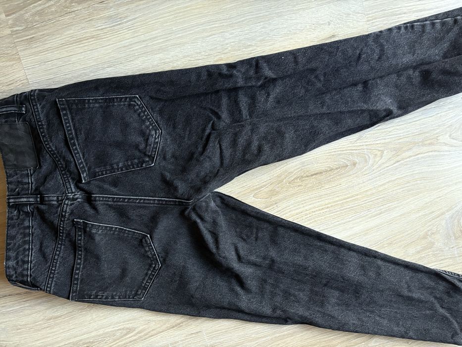 Тъмно сиви дамски дънки