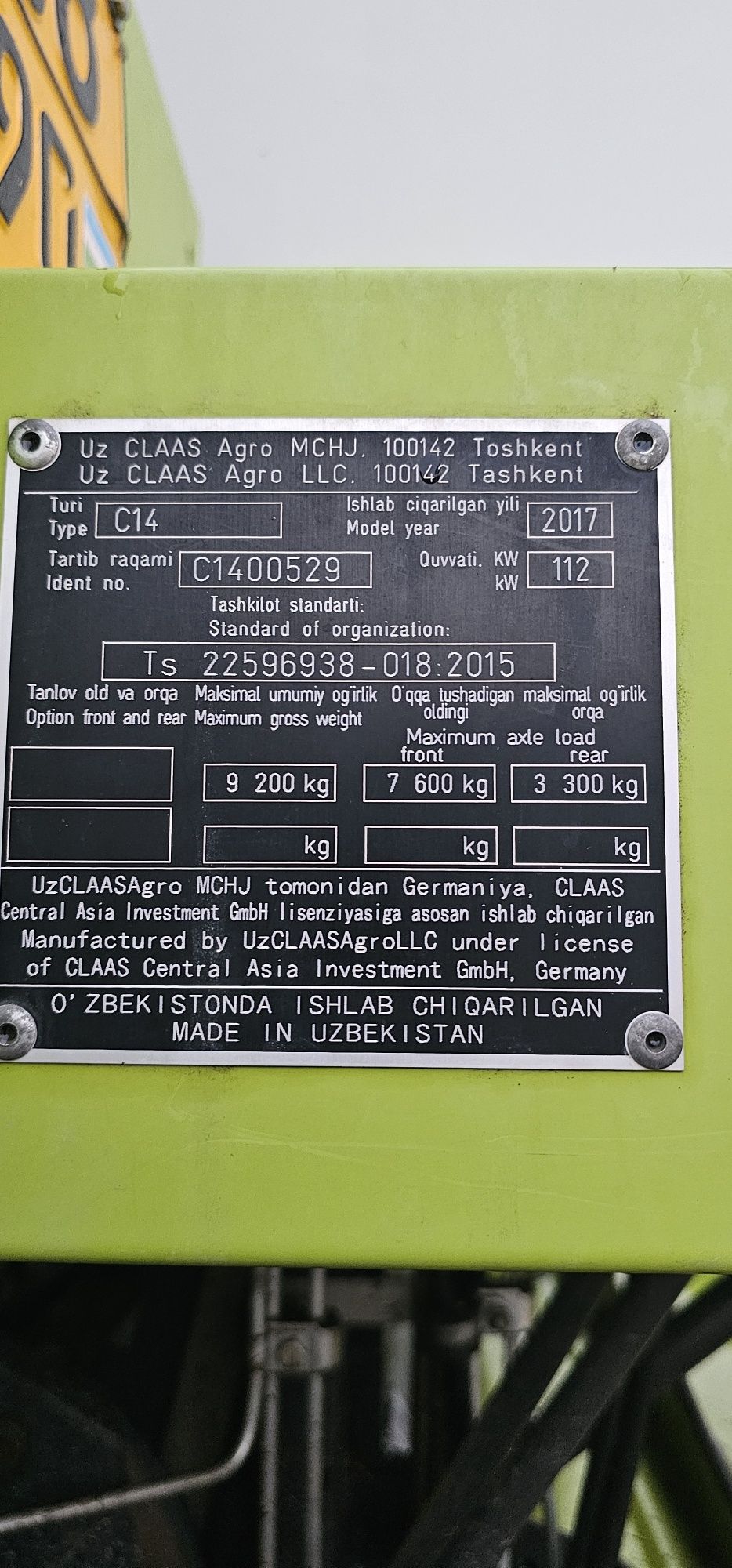Kombayn Dominator 130 Class