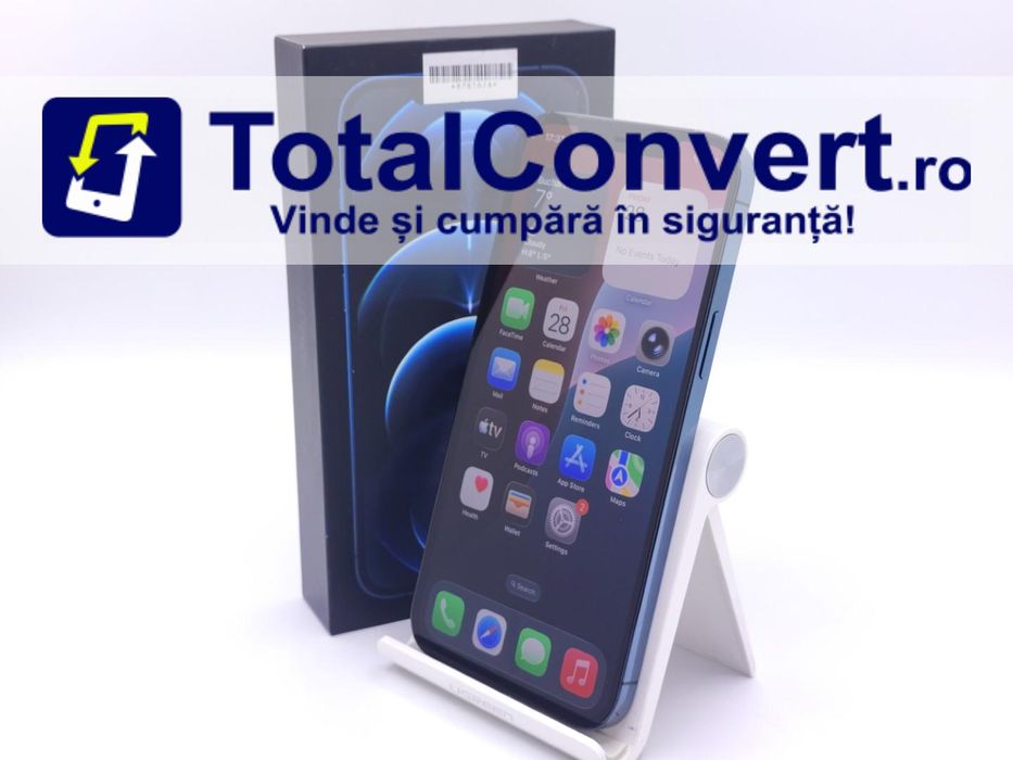 Apple iPhone 12 Pro Max 256GB Pacific Blue, Garantie 24 luni | #D87816