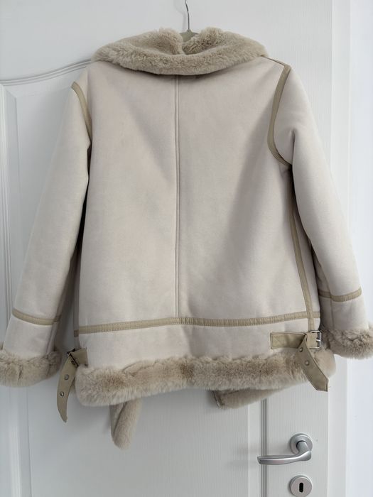 Jacheta Zara blana artificiala