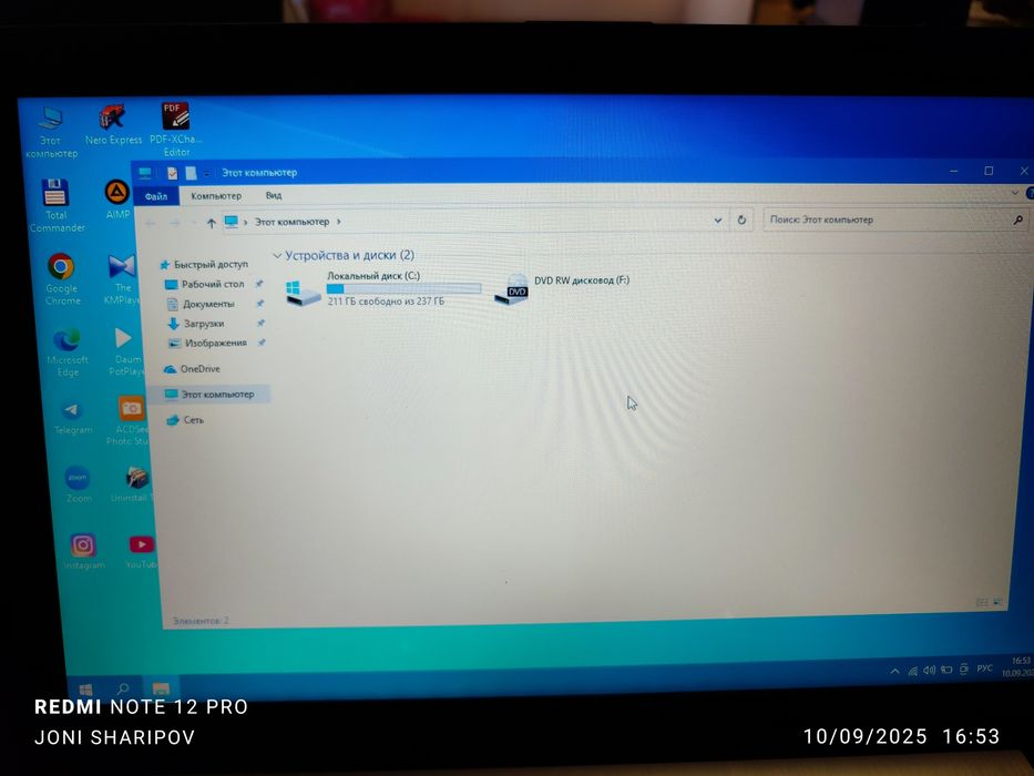 Asus notebook sotiladi Intel Celeron 3050 1.6 Hgz SSD 256.