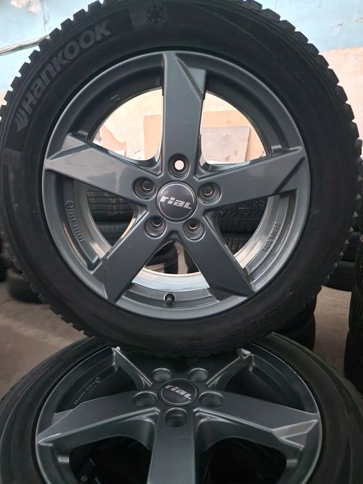 5x112 16 цола джанти Rial със зимни гуми 205/55R16  Audi/VW/Seat/Skoda