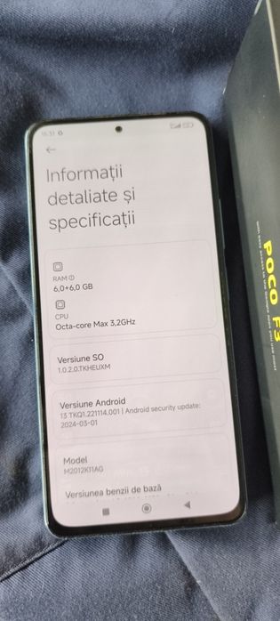 xiaomi poco f3 6+6gb ram