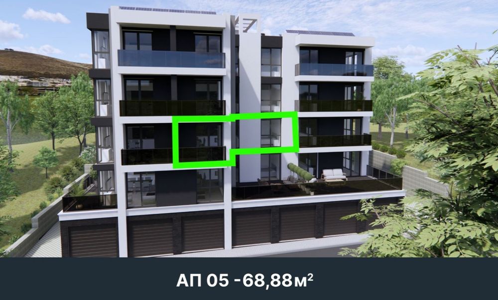 Двустаен тухлен апартамент в Плевен квартал Дружба 1