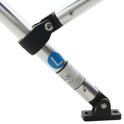 Parasolar Bimini 4 arcuri pereţi laterali, 243x(200-213)x137 cm