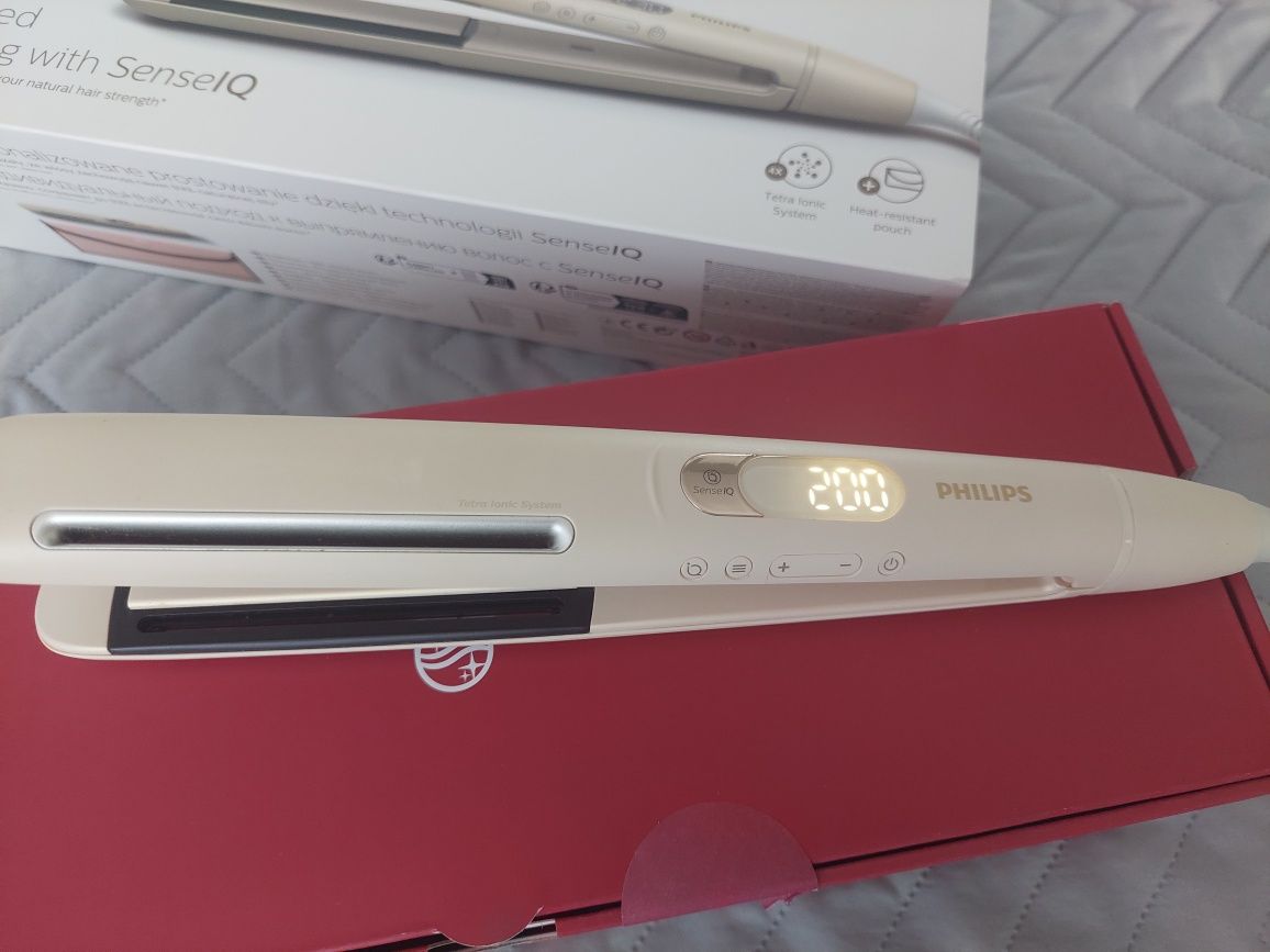 Преса за коса Philips SenseIQ Series 8000 BHS838/00, Сензор SenseIQ, 2