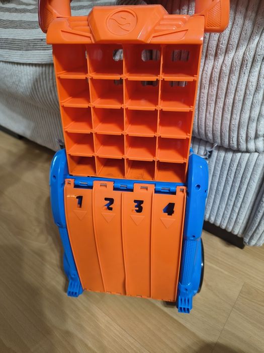 Cutie de Depozitare 2 in 1, Hot Wheels, Launcher and Race,