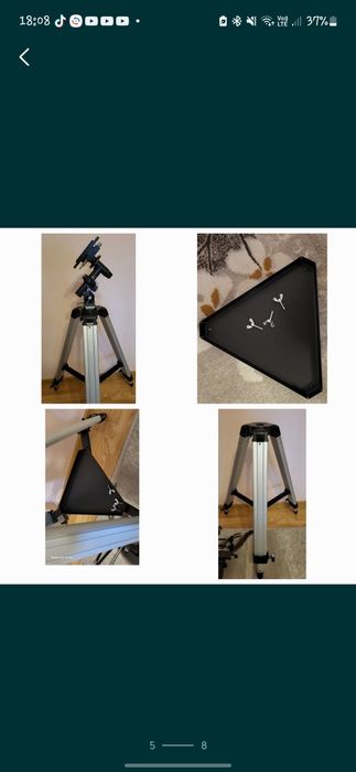 Vând telescop Skywatcher evostar 90/900mm pe montura eq2