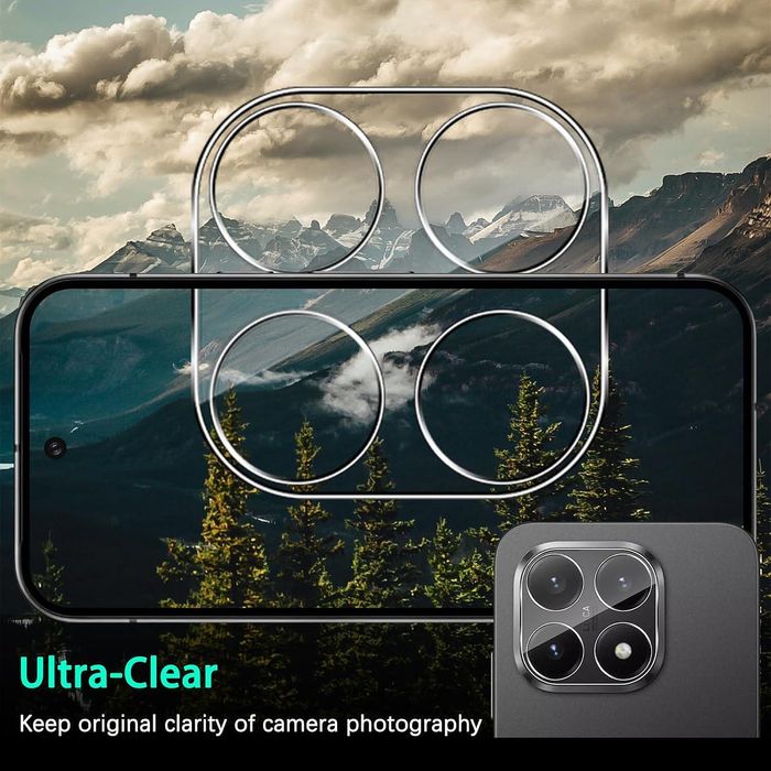 Стъклен протектор за камера за xiaomi 15t