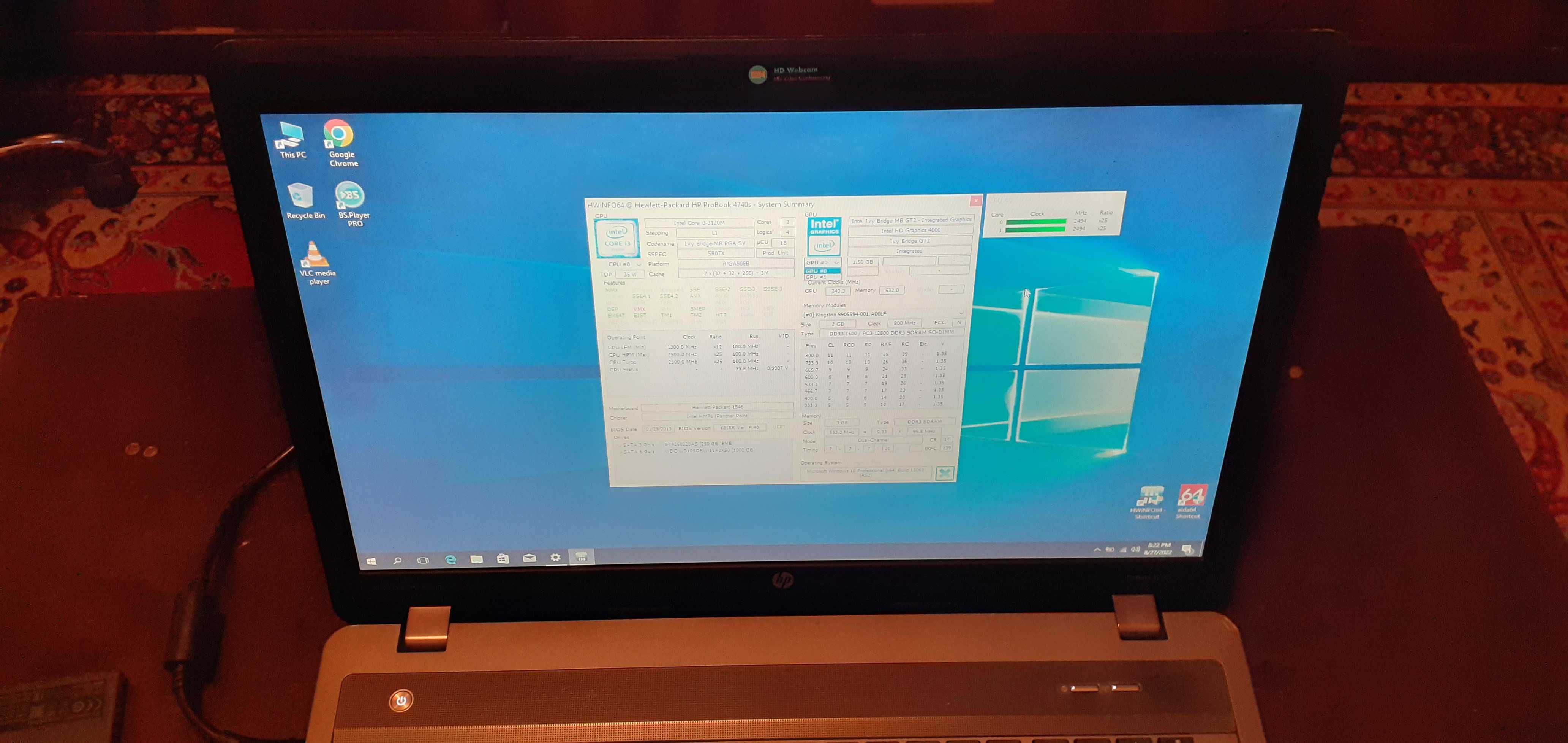Laptop HP ProBook 4740s 17.3"