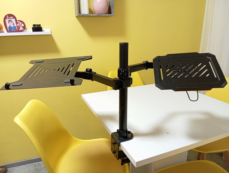 Suport dublu laptop DJ