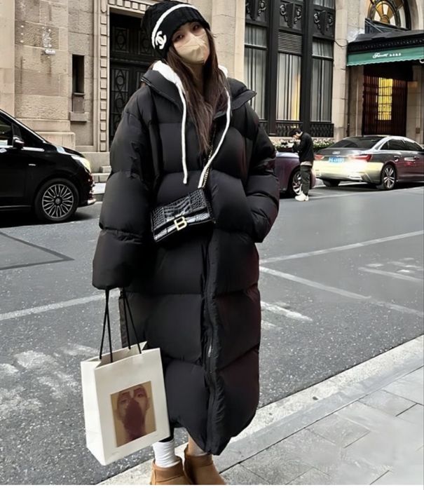 Куртка зимний длинный,теплый