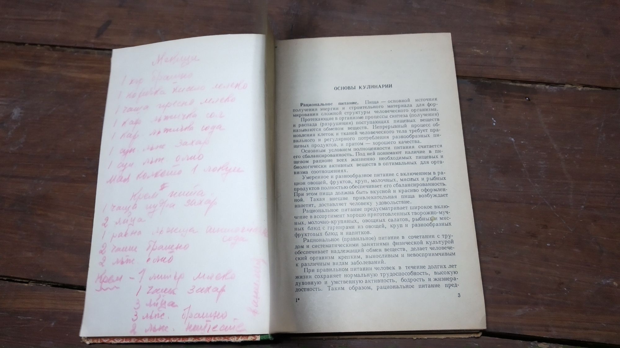 Антикварна Руска книга с рецепти и съвети за домакинята 1976г