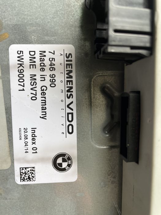 Ecu Calculator motor BMW e60 e63  seria 5 6 3.0 benzina manual automat
