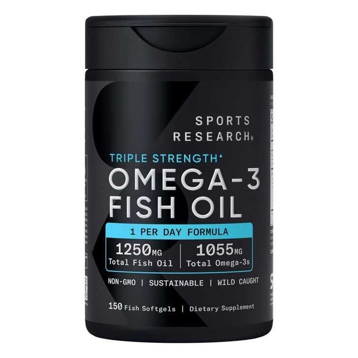 Sports Research, Total Omega-3, 150 капсул