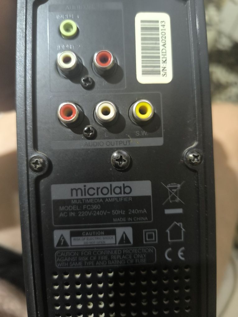Модель: Microlab FC360 мощность 54 ватт