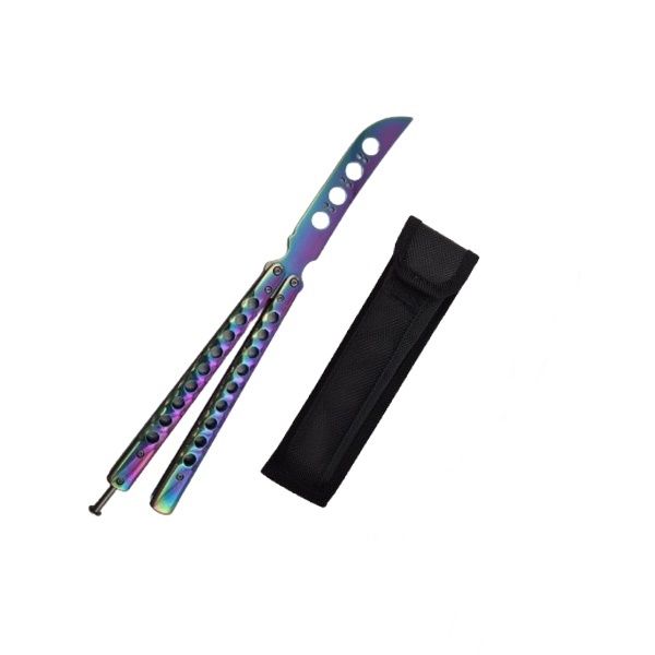 Briceag fluture, Butterfly Rainbow, pentru antrenament, 27.5 cm
