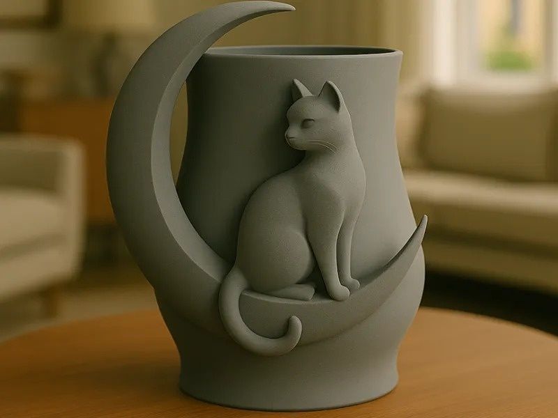 Vază/Ghiveci decorativ 3D - Design unic, ajustabil pe comandă!
