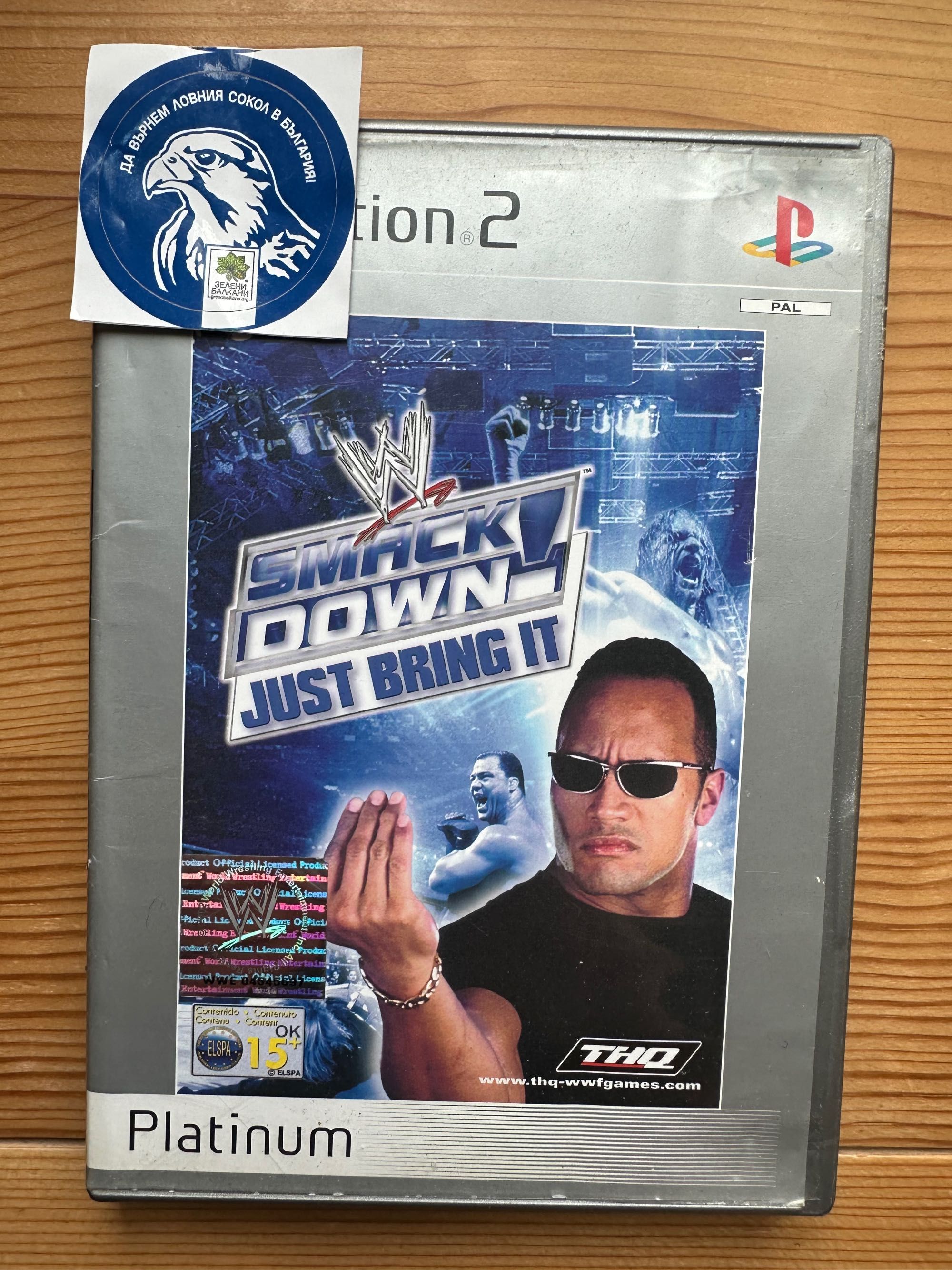 WWF Smackdown - Just Bring It!  PlayStation 2 PS2 ПС2