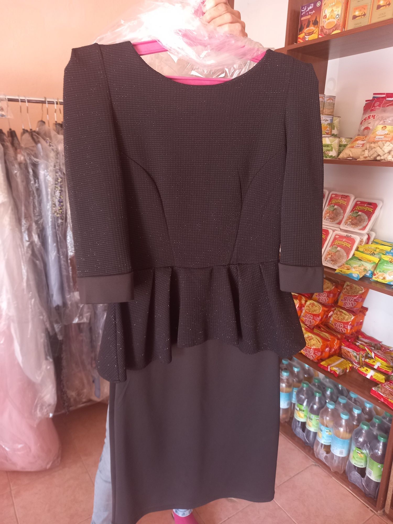 Черное платье турецое 44 размер
