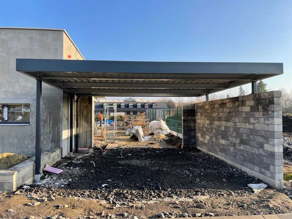 Terase metalica din structura teava rectangulara