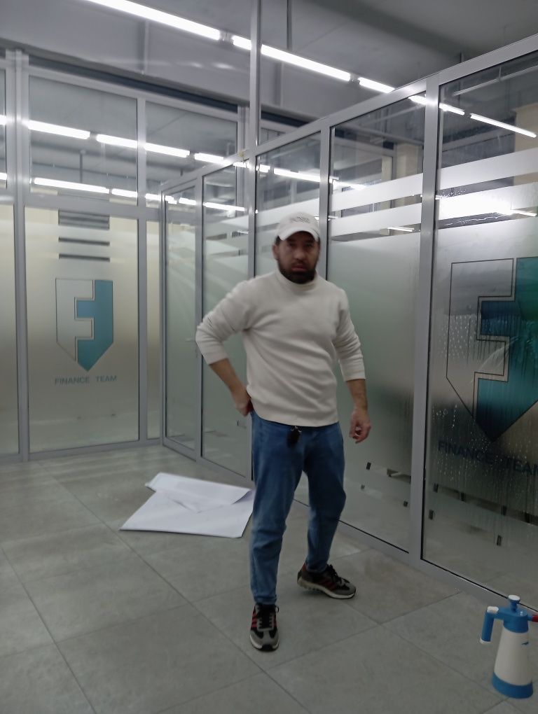 Оракал тонировка матовый туманка офис ва здания ойналарига  60.000 сум