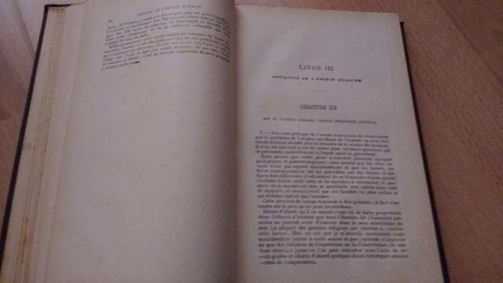Carte din 1911-L'espece humaine