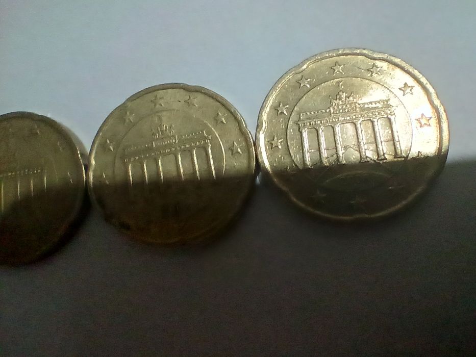 5 monede 20 euro cent 2000/2008